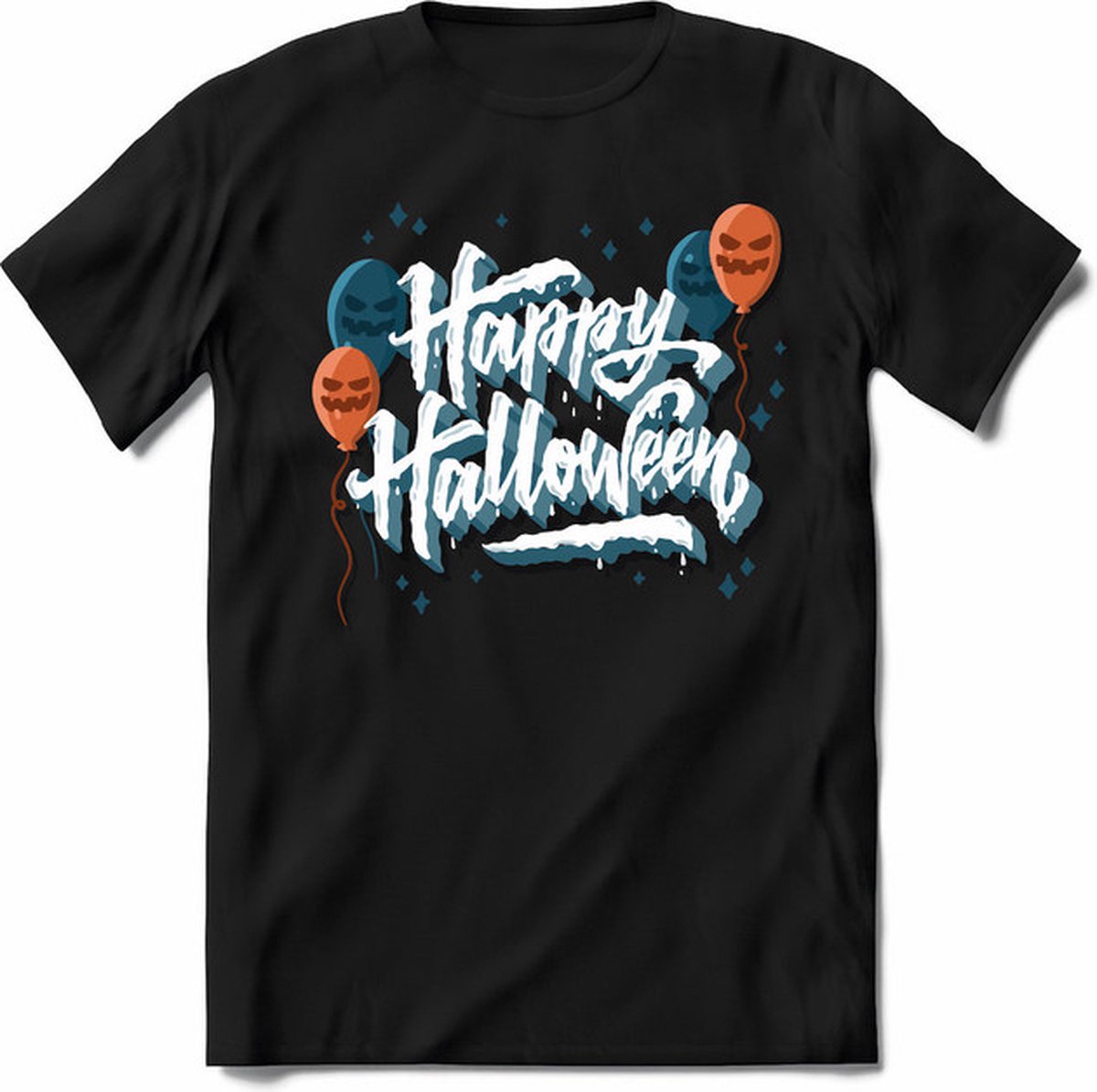 Halloween T-Shirt | Horror  Kleding Heren / Dames | Weerwolf , Monster , Vleermuis en Pompoen  Shirt |